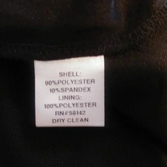 London Times Black Layered Dress - Picture 7 of 7